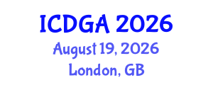 International Conference on Differential Geometry and Applications (ICDGA) August 19, 2026 - London, United Kingdom