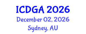 International Conference on Differential Geometry and Applications (ICDGA) December 02, 2026 - Sydney, Australia