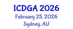 International Conference on Differential Geometry and Applications (ICDGA) February 25, 2026 - Sydney, Australia