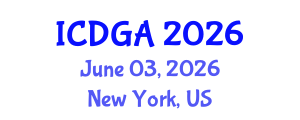 International Conference on Differential Geometry and Applications (ICDGA) June 03, 2026 - New York, United States