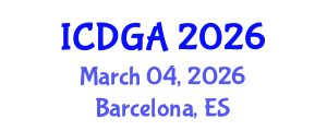 International Conference on Differential Geometry and Applications (ICDGA) March 04, 2026 - Barcelona, Spain