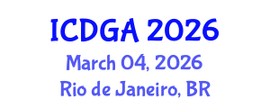 International Conference on Differential Geometry and Applications (ICDGA) March 04, 2026 - Rio de Janeiro, Brazil