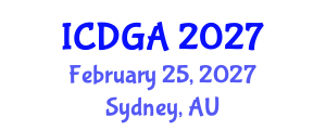 International Conference on Differential Geometry and Applications (ICDGA) February 25, 2027 - Sydney, Australia
