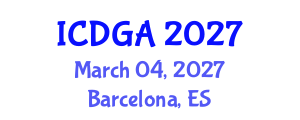 International Conference on Differential Geometry and Applications (ICDGA) March 04, 2027 - Barcelona, Spain International Conference on Differential Geometry and Applications (ICDGA) March 04, 2027 - Barcelona, Spain
