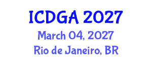 International Conference on Differential Geometry and Applications (ICDGA) March 04, 2027 - Rio de Janeiro, Brazil International Conference on Differential Geometry and Applications (ICDGA) March 04, 2027 - Rio de Janeiro, Brazil