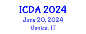 International Conference on Digital Arts (ICDA) June 20, 2024 - Venice, Italy
