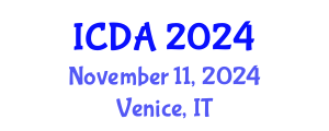 International Conference on Digital Arts (ICDA) November 11, 2024 - Venice, Italy