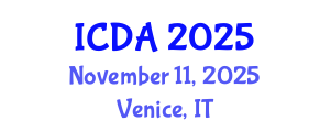 International Conference on Digital Arts (ICDA) November 11, 2025 - Venice, Italy