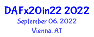 International Conference on Digital Audio Effects (DAFx20in22) September 06, 2022 - Vienna, Austria