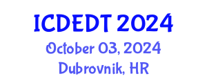 International Conference on Digital Entrepreneurship and Digital Transformation (ICDEDT) October 03, 2024 - Dubrovnik, Croatia