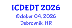 International Conference on Digital Entrepreneurship and Digital Transformation (ICDEDT) October 04, 2026 - Dubrovnik, Croatia