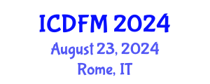 International Conference on Digital Fashion Marketing and Branding (ICDFM) August 23, 2024 - Rome, Italy