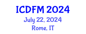 International Conference on Digital Fashion Marketing and Branding (ICDFM) July 22, 2024 - Rome, Italy