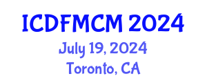 International Conference on Digital Fashion Marketing, Communication and Management (ICDFMCM) July 19, 2024 - Toronto, Canada