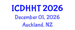 International Conference on Digital Health and Health Technologies (ICDHHT) December 01, 2026 - Auckland, New Zealand International Conference on Digital Health and Health Technologies (ICDHHT) December 01, 2026 - Auckland, New Zealand
