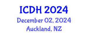 International Conference on Digital Health (ICDH) December 02, 2024 - Auckland, New Zealand