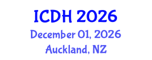 International Conference on Digital Health (ICDH) December 01, 2026 - Auckland, New Zealand International Conference on Digital Health (ICDH) December 01, 2026 - Auckland, New Zealand