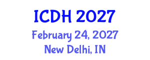 International Conference on Digital Health (ICDH) February 24, 2027 - New Delhi, India International Conference on Digital Health (ICDH) February 24, 2027 - New Delhi, India