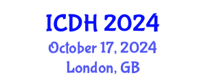International Conference on Digital Healthcare (ICDH) October 21, 2024 - London, United Kingdom