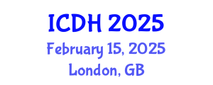 International Conference on Digital Healthcare (ICDH) February 15, 2025 - London, United Kingdom