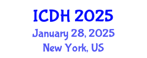 International Conference on Digital Healthcare (ICDH) January 28, 2025 - New York, United States