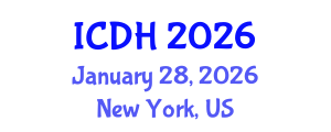 International Conference on Digital Healthcare (ICDH) January 28, 2026 - New York, United States