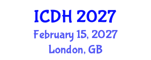 International Conference on Digital Healthcare (ICDH) February 15, 2027 - London, United Kingdom International Conference on Digital Healthcare (ICDH) February 15, 2027 - London, United Kingdom