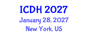 International Conference on Digital Healthcare (ICDH) January 28, 2027 - New York, United States International Conference on Digital Healthcare (ICDH) January 28, 2027 - New York, United States