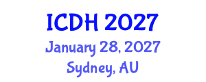 International Conference on Digital Healthcare (ICDH) January 28, 2027 - Sydney, Australia