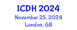 International Conference on Digital Heritage (ICDH) November 18, 2024 - London, United Kingdom