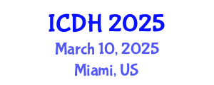 International Conference on Digital Heritage (ICDH) March 10, 2025 - Miami, United States