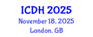 International Conference on Digital Heritage (ICDH) November 18, 2025 - London, United Kingdom