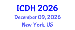 International Conference on Digital Heritage (ICDH) December 09, 2026 - New York, United States International Conference on Digital Heritage (ICDH) December 09, 2026 - New York, United States