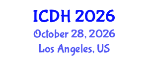 International Conference on Digital Heritage (ICDH) October 28, 2026 - Los Angeles, United States