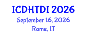 International Conference on Digital Holography and Three-Dimensional Imaging (ICDHTDI) September 16, 2026 - Rome, Italy