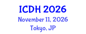 International Conference on Digital Humanities (ICDH) November 11, 2026 - Tokyo, Japan