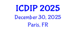 International Conference on Digital Image Processing (ICDIP) December 30, 2025 - Paris, France