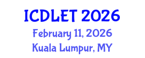 International Conference on Digital Libraries and Educational Technology (ICDLET) February 11, 2026 - Kuala Lumpur, Malaysia