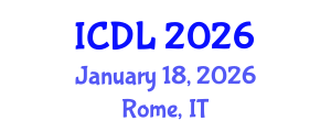 International Conference on Digital Libraries (ICDL) January 18, 2026 - Rome, Italy