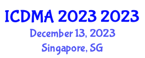 International Conference on Digital Manufacturing and Automation (ICDMA 2023) December 13, 2023 - Singapore, Singapore International Conference on Digital Manufacturing and Automation (ICDMA 2023) December 13, 2023 - Singapore, Singapore