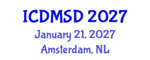 International Conference on Digital Mapping and Spatial Data (ICDMSD) January 21, 2027 - Amsterdam, Netherlands