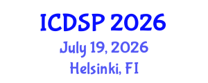 International Conference on Digital Signal Processing (ICDSP) July 19, 2026 - Helsinki, Finland