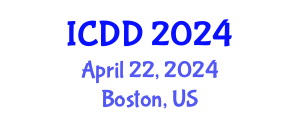 International Conference on Disability and Diversity (ICDD) April 22, 2024 - Boston, United States