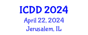 International Conference on Disability and Diversity (ICDD) April 22, 2024 - Jerusalem, Israel