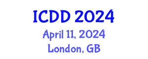 International Conference on Disability and Diversity (ICDD) April 11, 2024 - London, United Kingdom