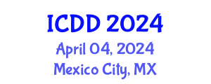 International Conference on Disability and Diversity (ICDD) April 04, 2024 - Mexico City, Mexico