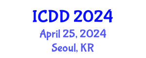 International Conference on Disability and Diversity (ICDD) April 25, 2024 - Seoul, Republic of Korea