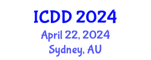 International Conference on Disability and Diversity (ICDD) April 22, 2024 - Sydney, Australia