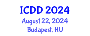 International Conference on Disability and Diversity (ICDD) August 22, 2024 - Budapest, Hungary