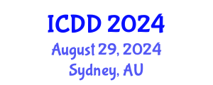 International Conference on Disability and Diversity (ICDD) August 29, 2024 - Sydney, Australia